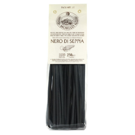 PASTA SQUID INK TAGLIATELLE (250G) - PASTA MORELLI