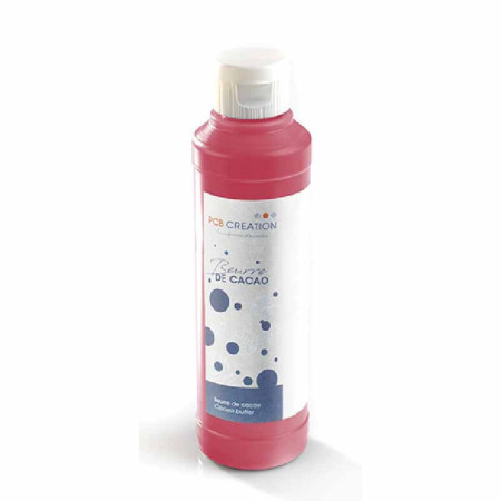 COLORED COCOA BUTTER RASPBERRY RED (200G) - PCB