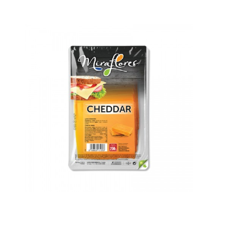 CHEDDAR SLICES (100G) - MIRAFLORES