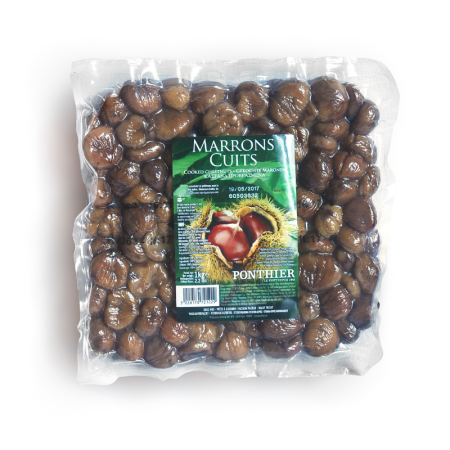 WHOLE CHESTNUT COOKED (400G) - PONTHIER