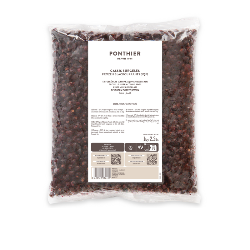 BLACKCURRANT FRZ IQF (1KG) - PONTHIER