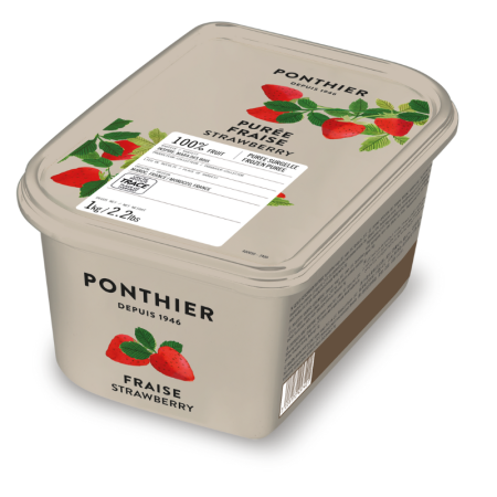 PUREE STRAWBERRY FRZ (1KG) - PONTHIER