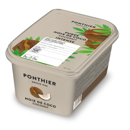 PUREE COCONUT INTENSE 10% SUGAR FRZ (1KG) - PONTHIER
