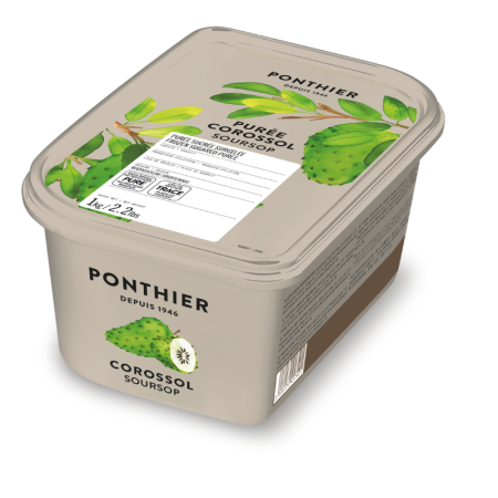 PUREE SOURSOP FRZ (1KG) - PONTHIER