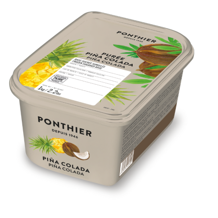 PUREE PINA COLADA 10% SUGAR FRZ (1KG) - PONTHIER