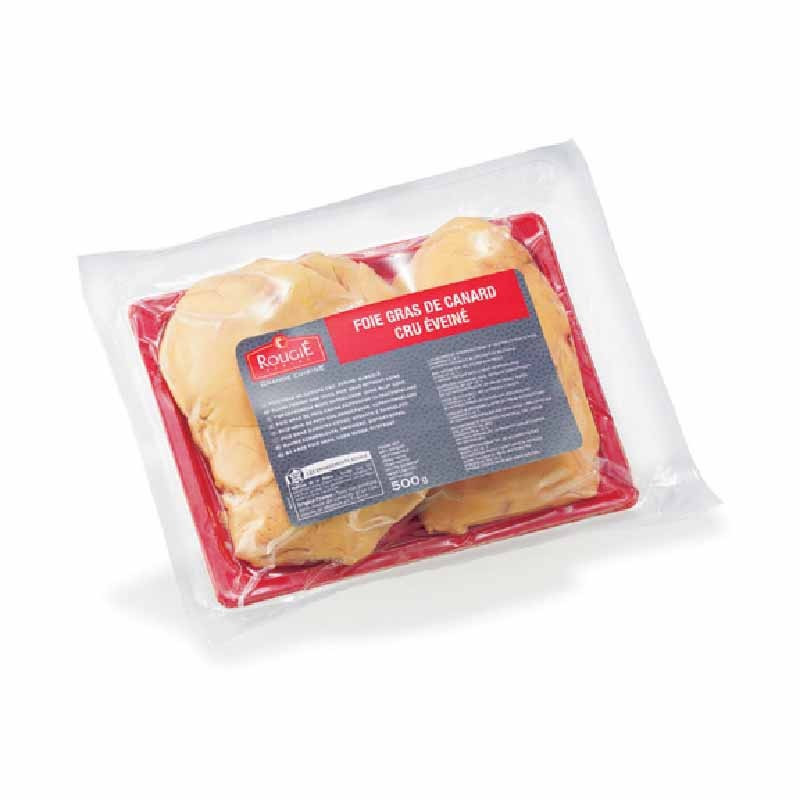 DUCK FOIE GRAS WITHOUT VEINS FRZ (~500G) - ROUGIÉ