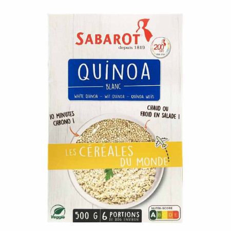 WHITE QUINOA (500G) - SABAROT