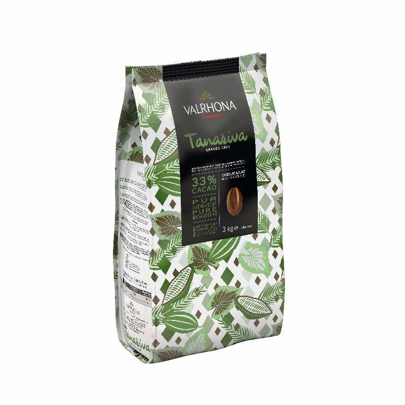 TANARIVA 33% MILK COUVERTURE (3KG) - VALRHONA