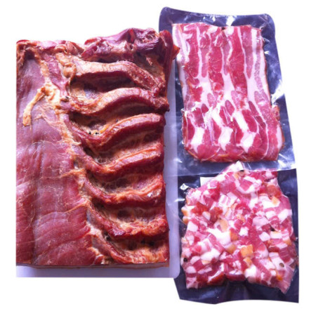 SMOKED COUNTRY BACON SLICED (~1KG) - DALAT DELI