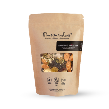 DELUXE TRAILMIX IN BAG (100G) - MONSIEUR LUXE