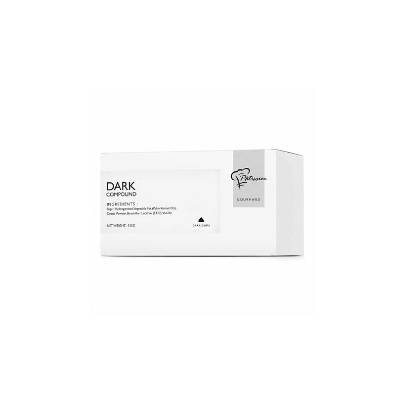 DARK CHIPS COMPOUND (5KG) - PATISSIER