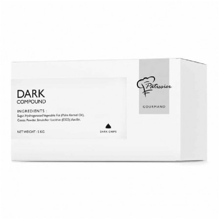 DARK CHIPS COMPOUND (5KG) - PATISSIER