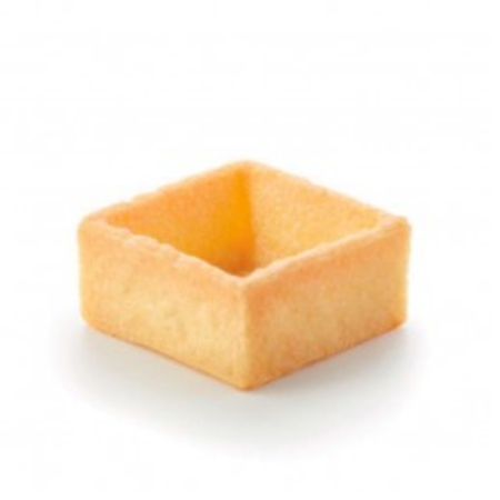 SQUARE TART SHELL BUTTER SWEET (4CM , 12G) - (C240) - C'EST BON"