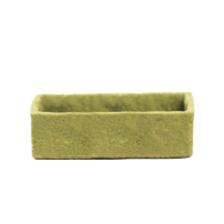 RECTANGULAR TART SHELL BUTTER MATCHA (2.5X5CM, 12G) - (C240) - C'EST BON"