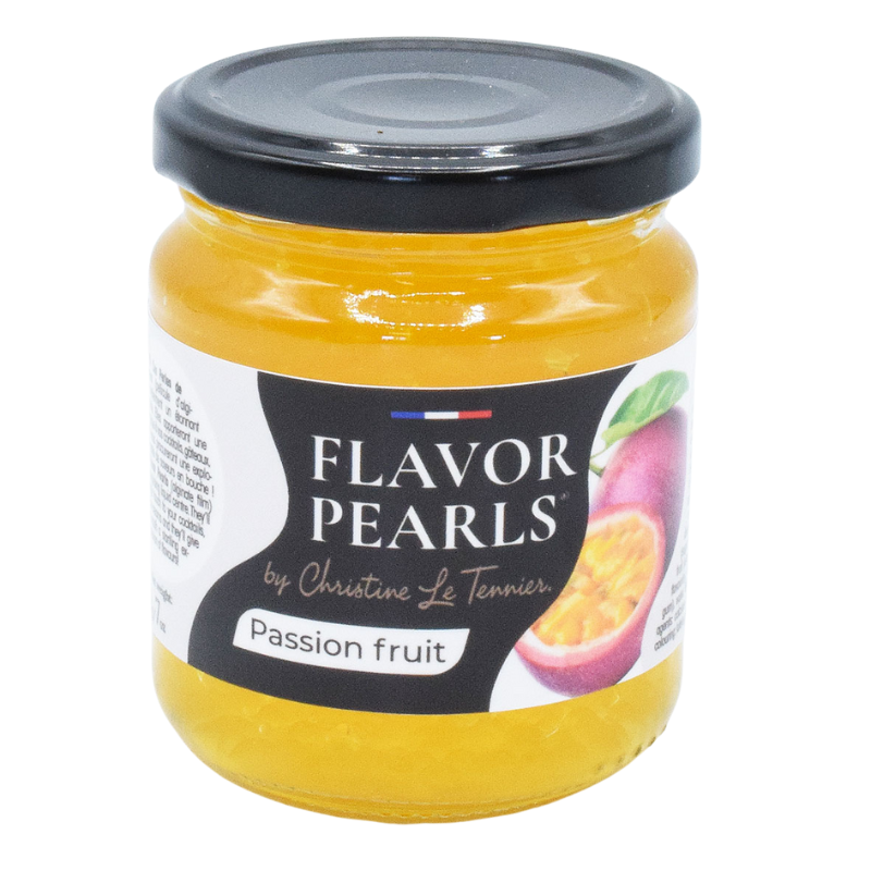 PASSION FRUIT FLAVOR PEARLS (200G) - LE TENNIER