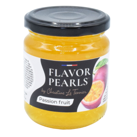 PASSION FRUIT FLAVOR PEARLS (200G) - LE TENNIER