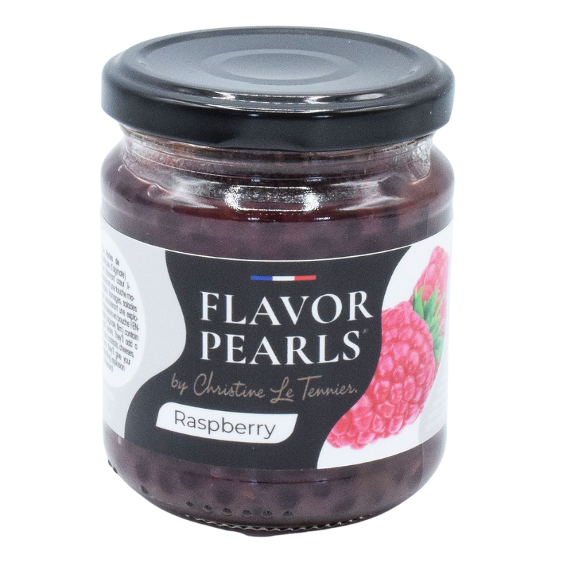 RASPBERRY FLAVOR PEARLS (200G) - LE TENNIER