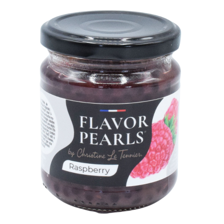 RASPBERRY FLAVOR PEARLS (200G) - LE TENNIER