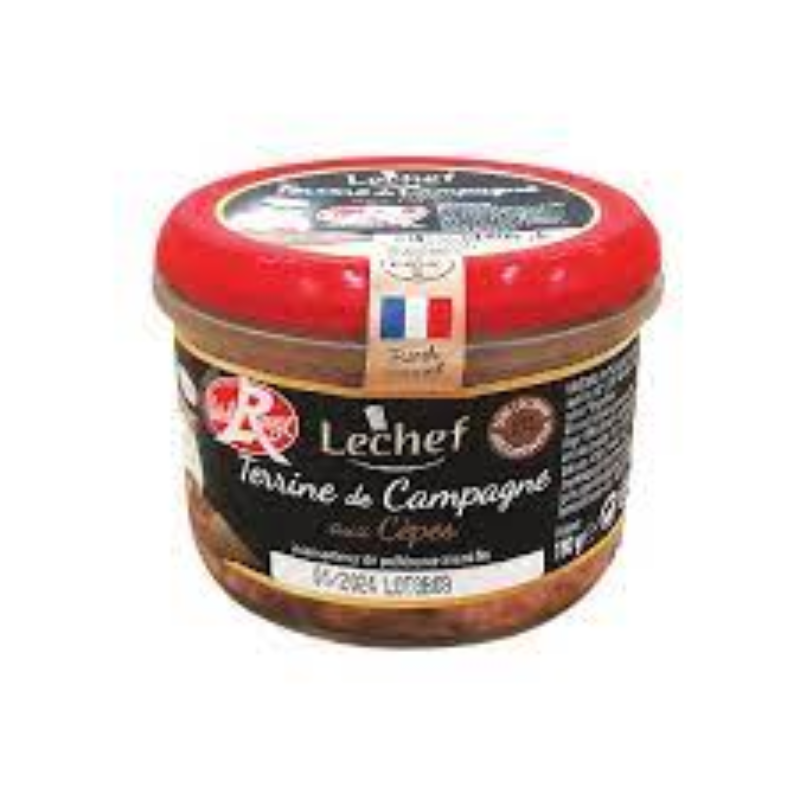COUNTRY TERRINE WITH CEPS (180G) - LE CHEF