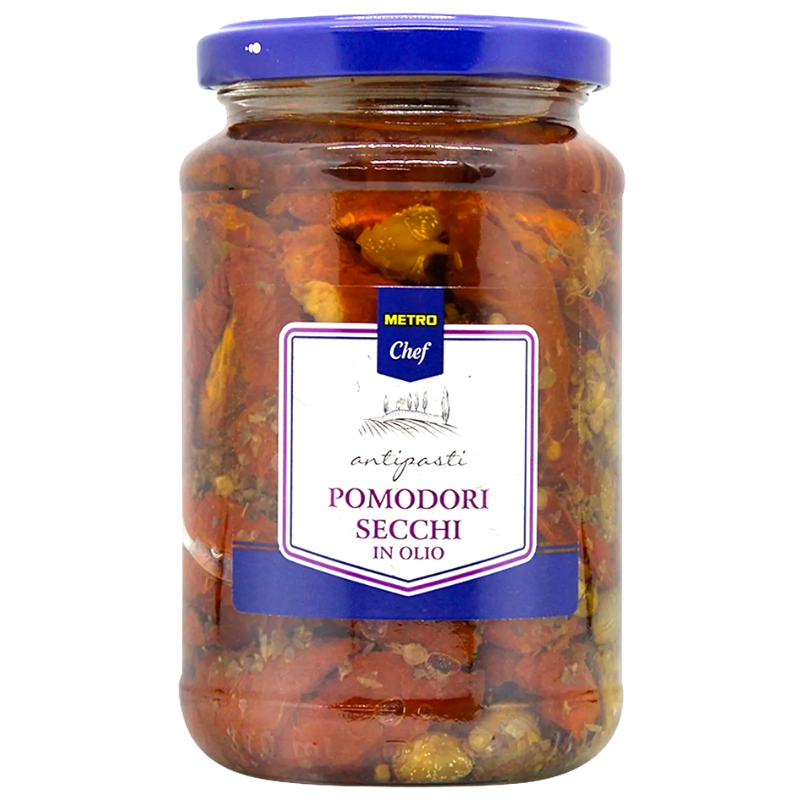 DRIED TOMATO IN OIL (340G)  - METRO CHEF