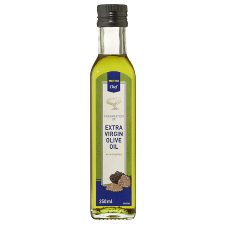 EXTRA VIRGIN OLIVE OIL WITH TRUFFLE (250ML) - METRO CHEF