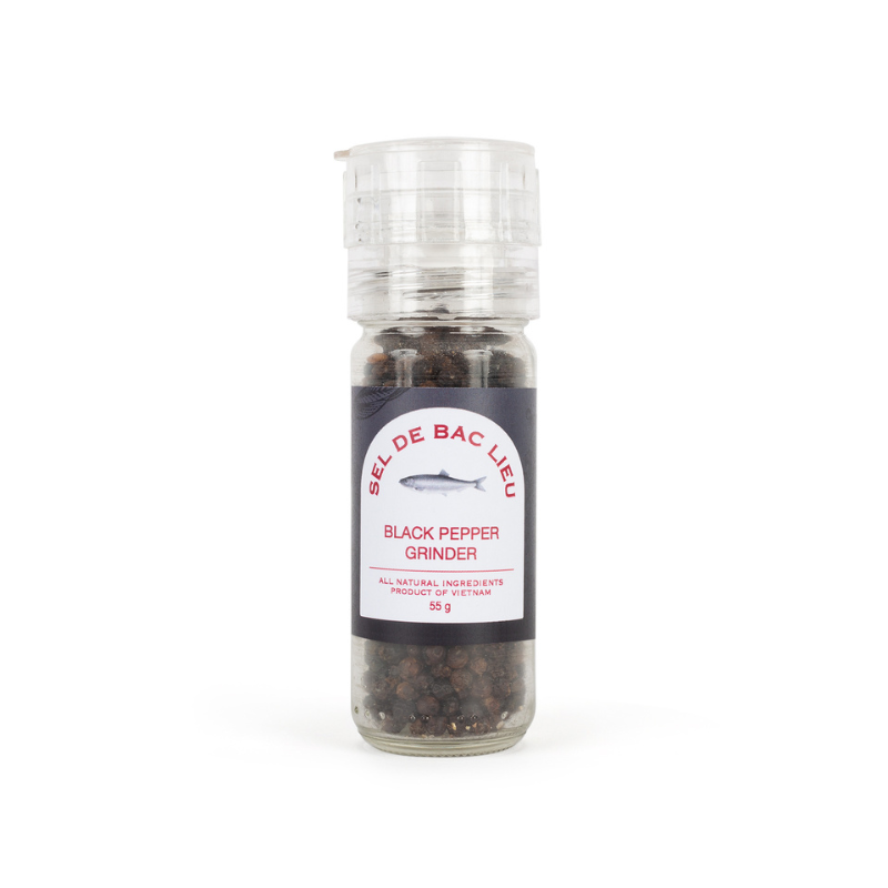 PHU QUOC BLACK PEPPER GRINDER (55G) - BAC LIEU