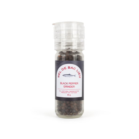 PHU QUOC BLACK PEPPER GRINDER (55G) - BAC LIEU