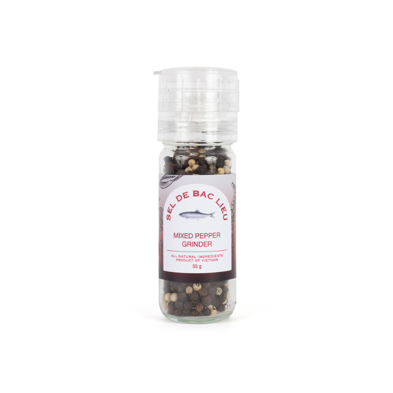 MIXED PHU QUOC PEPPERS GRINDER (55G) - BAC LIEU