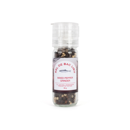 MIXED PHU QUOC PEPPERS GRINDER (55G) - BAC LIEU