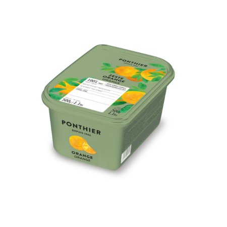 GRANULATED ORANGE ZEST FRZ IQF (500G) - PONTHIER