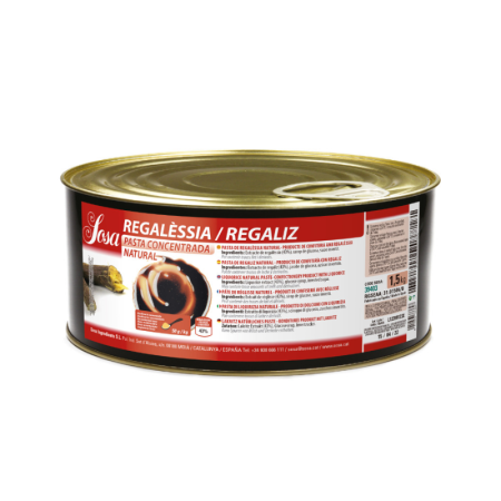 REGALIZ PASTA CONCENTRADA NATURAL (1.5KG) - SOSA