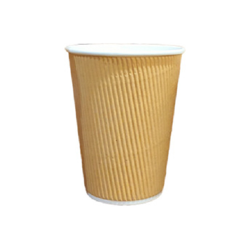 KRAFT RIPPLE PAPER CUP (475ML)*25 - HRK