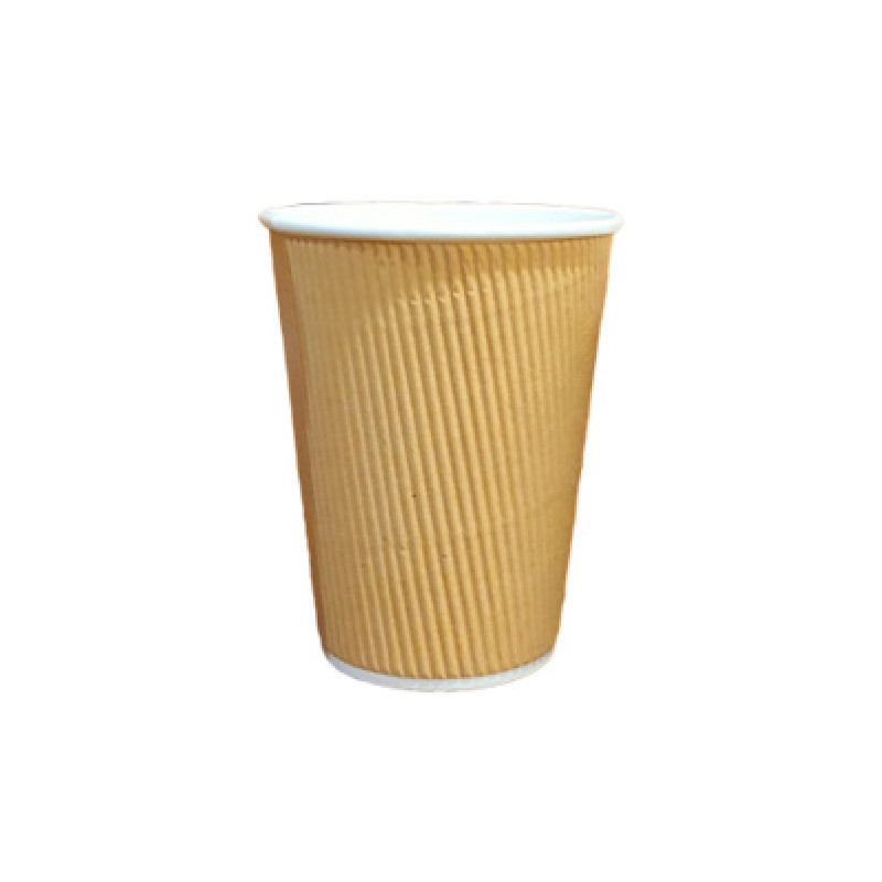 KRAFT RIPPLE PAPER CUP (350ML)*500 - HRK