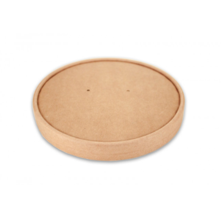 PAPER SOUP TUBS LID (350ML)*500 - HRK