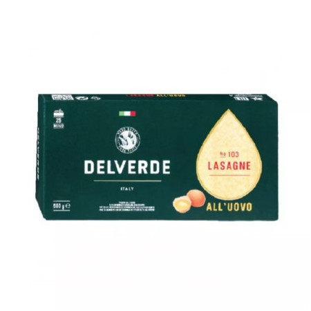 LASAGNA ALL'UOVO (500G) - DELVERDE