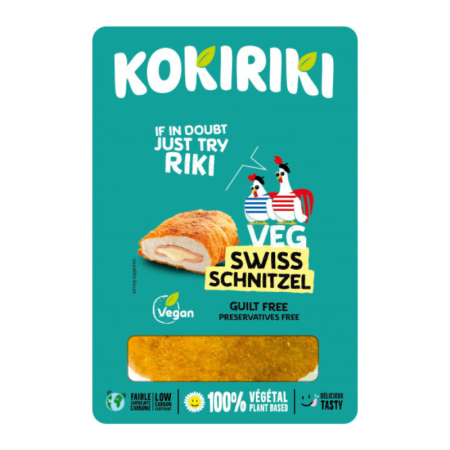 PLANT BASED SWISS SCHNITZEL FRZ (100G)*2 - KOKIRIKI