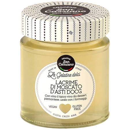 MOSCATO D'ASTI DOCG WINE JELLY (170G)- CASCINA SAN CASSIANO