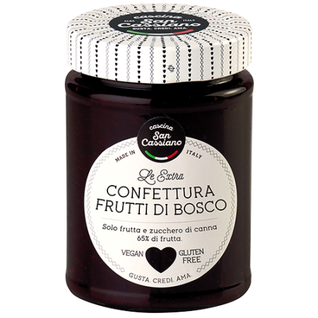 MIXED BERRY JAM (340G) - CASCINA SAN CASSIANO