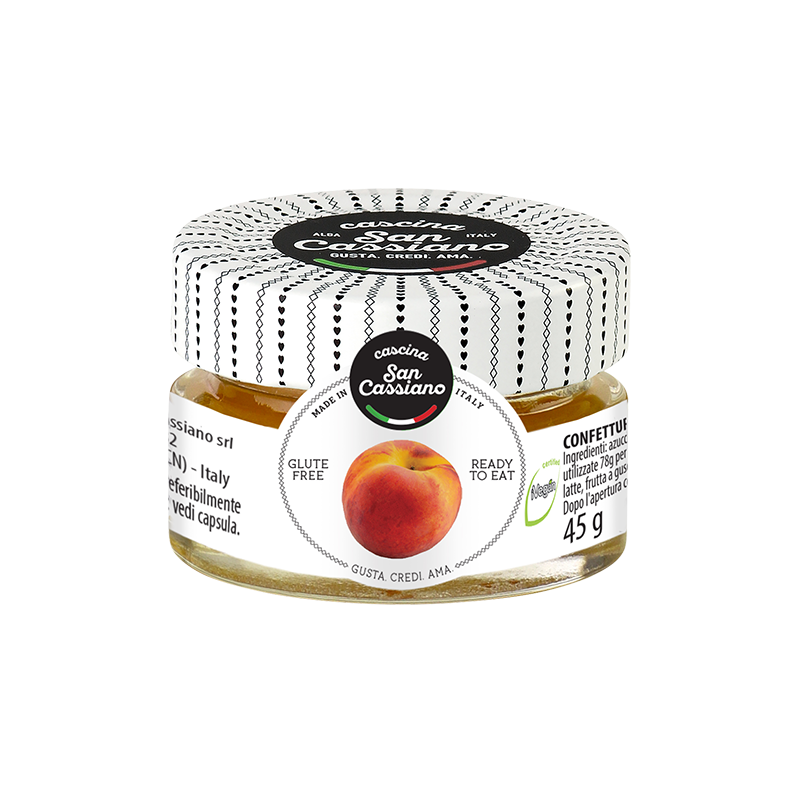 PEACH EXTRA JAM (45G) - CASCINA SAN CASSIANO