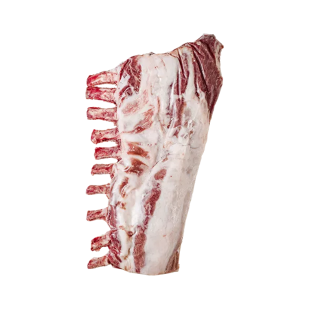 DUROC PORK RACK FRENCH CUT FRZ (~3KG) - LA PRUDENCIA