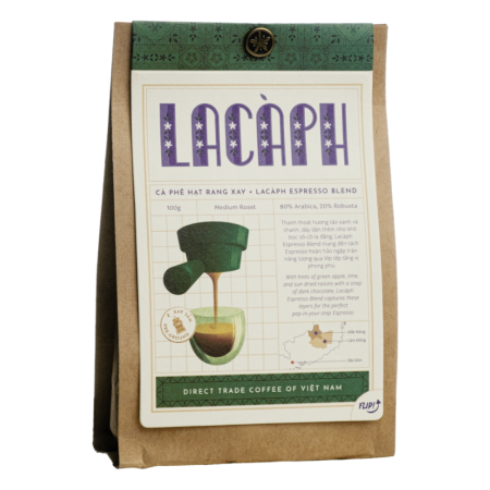 SIGNATURES ESPRESSO BLEND 80% ARABICA 20% ROBUSTA GROUND COFFEE (100G) - LACAPH