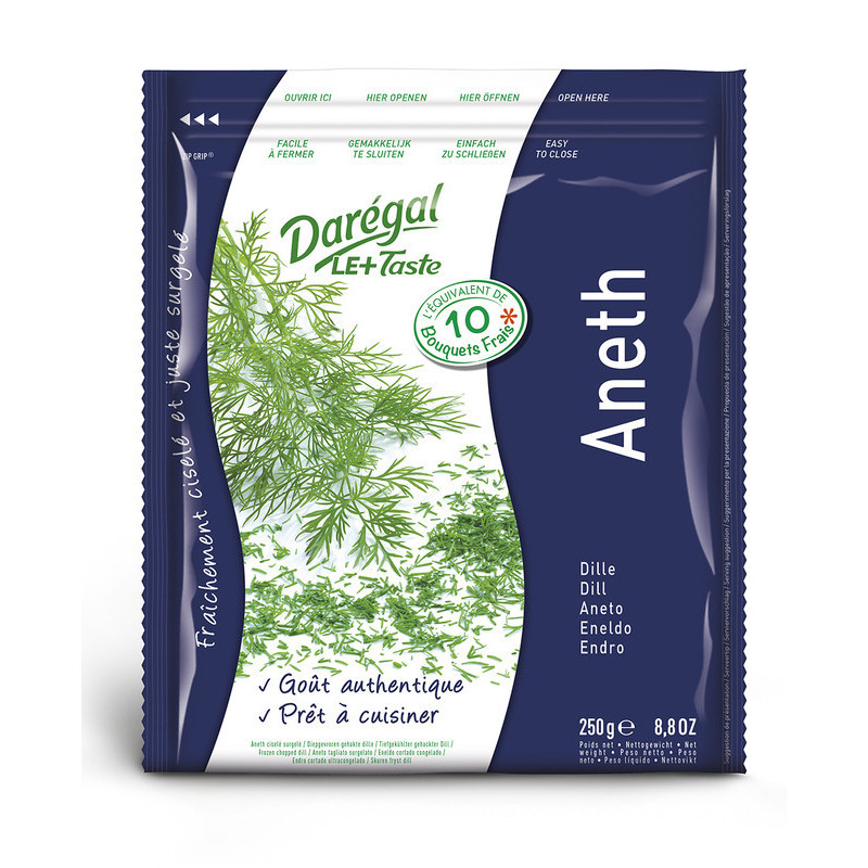 CHOPPED DILL FRANCE FRZ (250G) - DAREGAL