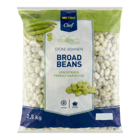 BROAD BEANS FRZ (2.5KG) - METRO CHEF