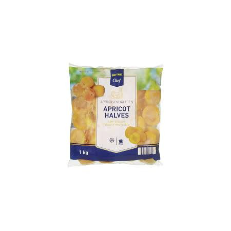 APRICOT HALVES FRZ (1KG) - METRO CHEF