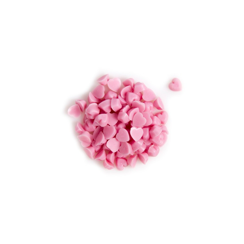 SPRINKLE HEARTS MINI PINK (1KG) - DOBLA
