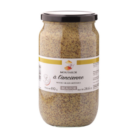 MUSTARD WHOLE GRAIN (770G) - BEAUFOR