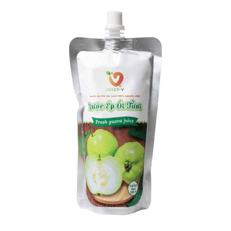 100% PURE GUAVA JUICE (250ML) - JUICY V