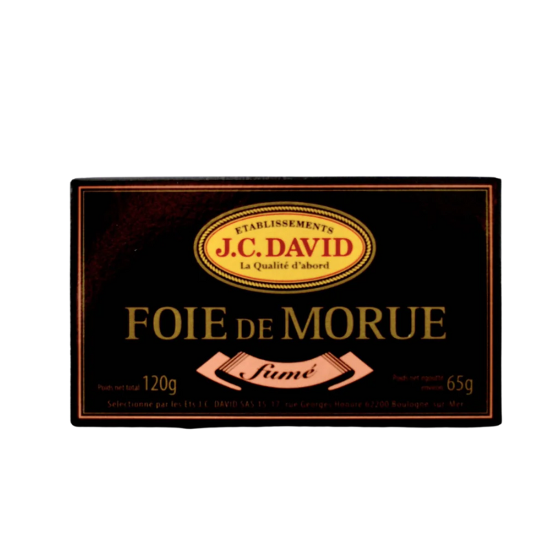SMOKED COD LIVER (120G) - J.C.DAVID