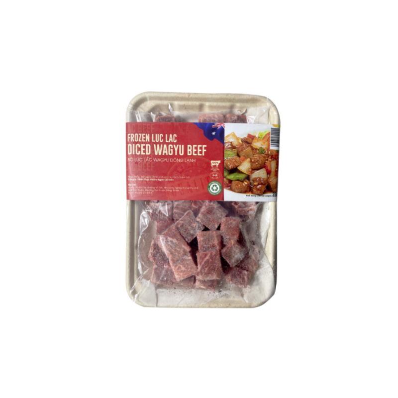 DICED WAGYU FZ BEEF MB 3/7 FB 400DAYS GF AUS (350G) - STOCKYARD - CTR
