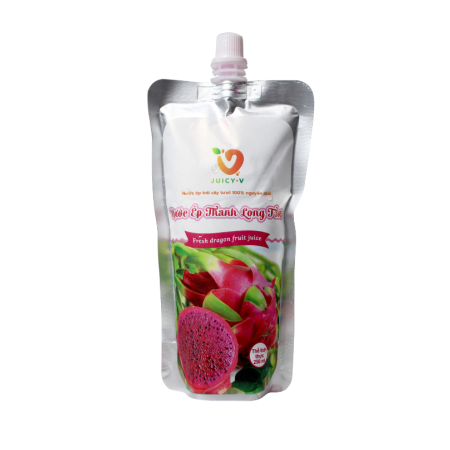 100% PURE DRAGONFRUIT JUICE (250ML) - JUICY V
